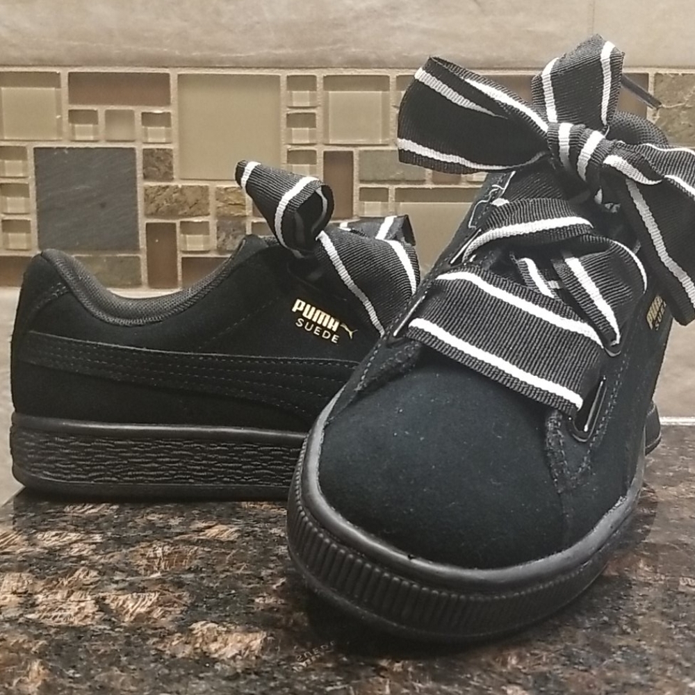 Black Puma Suede Sneakers